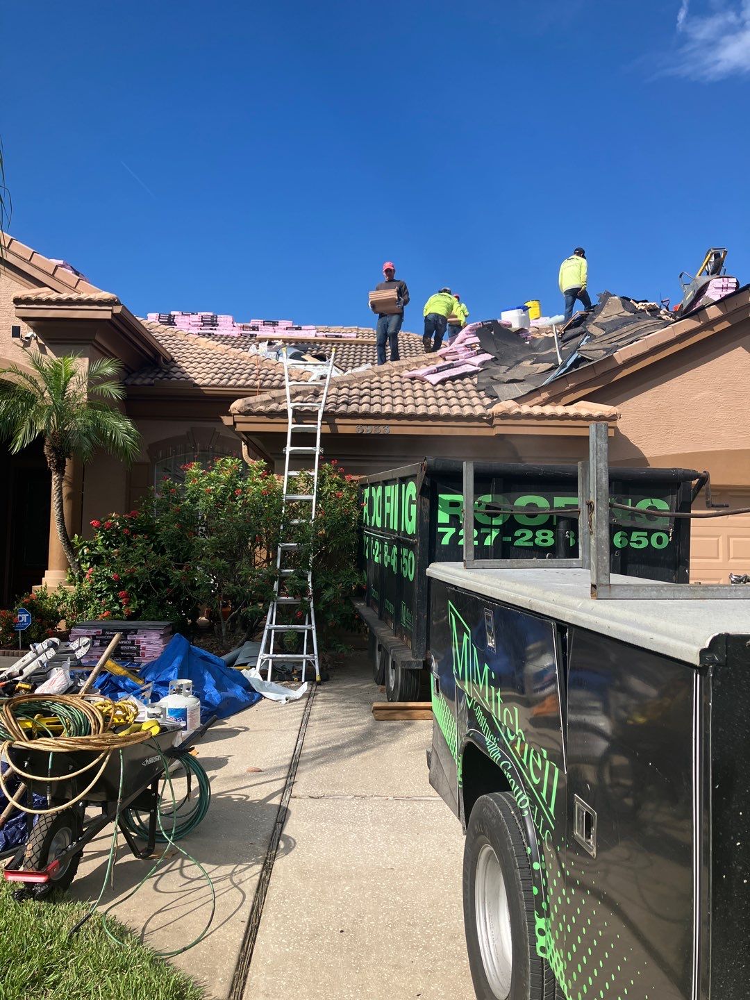 Project in Palm Harbor 34685 by Mitchell Roofing Company LLC 