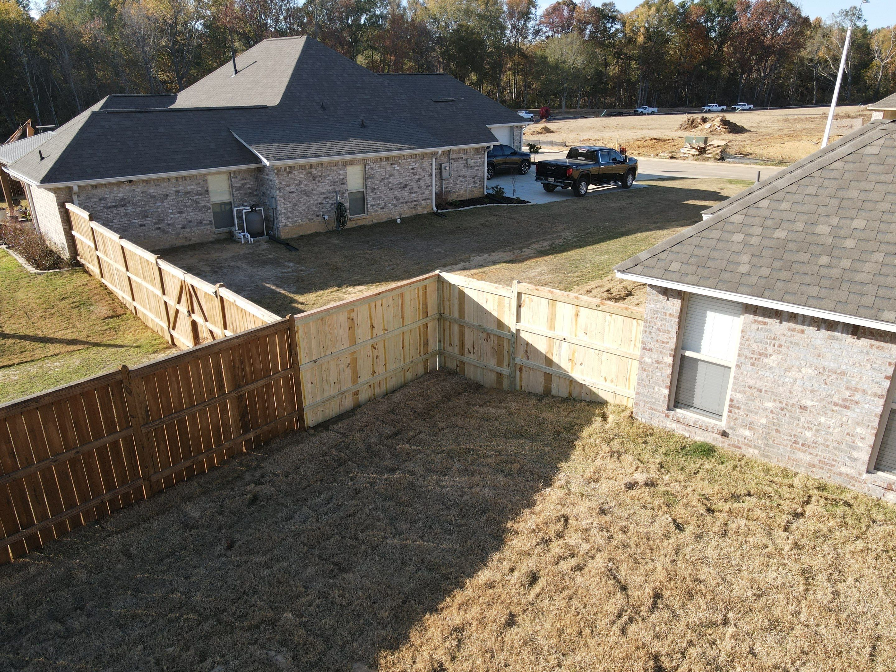 6ft Treated Pine Good Neighbor w/Cedar & Ornamental by Roberson Construction LLC