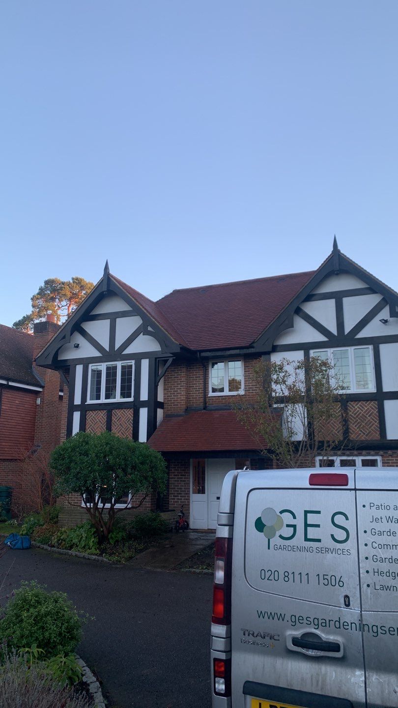Roof Clean using Honda 15lpm Low Pressure Washing Machine by Ges Exterior Cleaning ltd