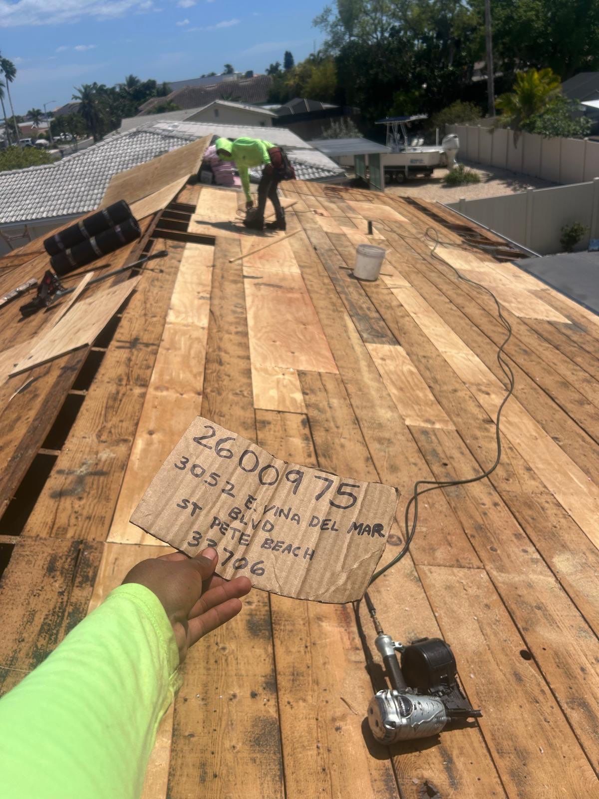 Project in St. Pete Beach 33706 by Mitchell Roofing Company LLC 