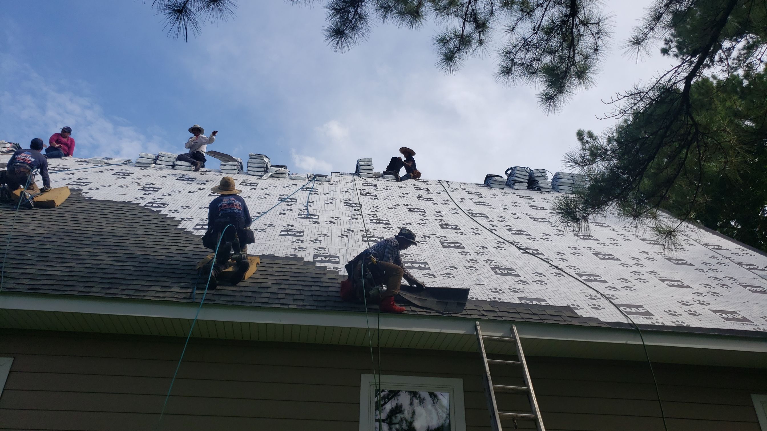 Residential Roofing Installation using Roof Replacement by American Roofing & Construction LLC