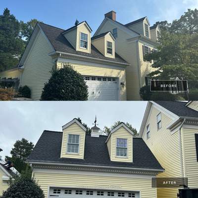 Roof Installation using GAF Timberline Ultra UHDZ