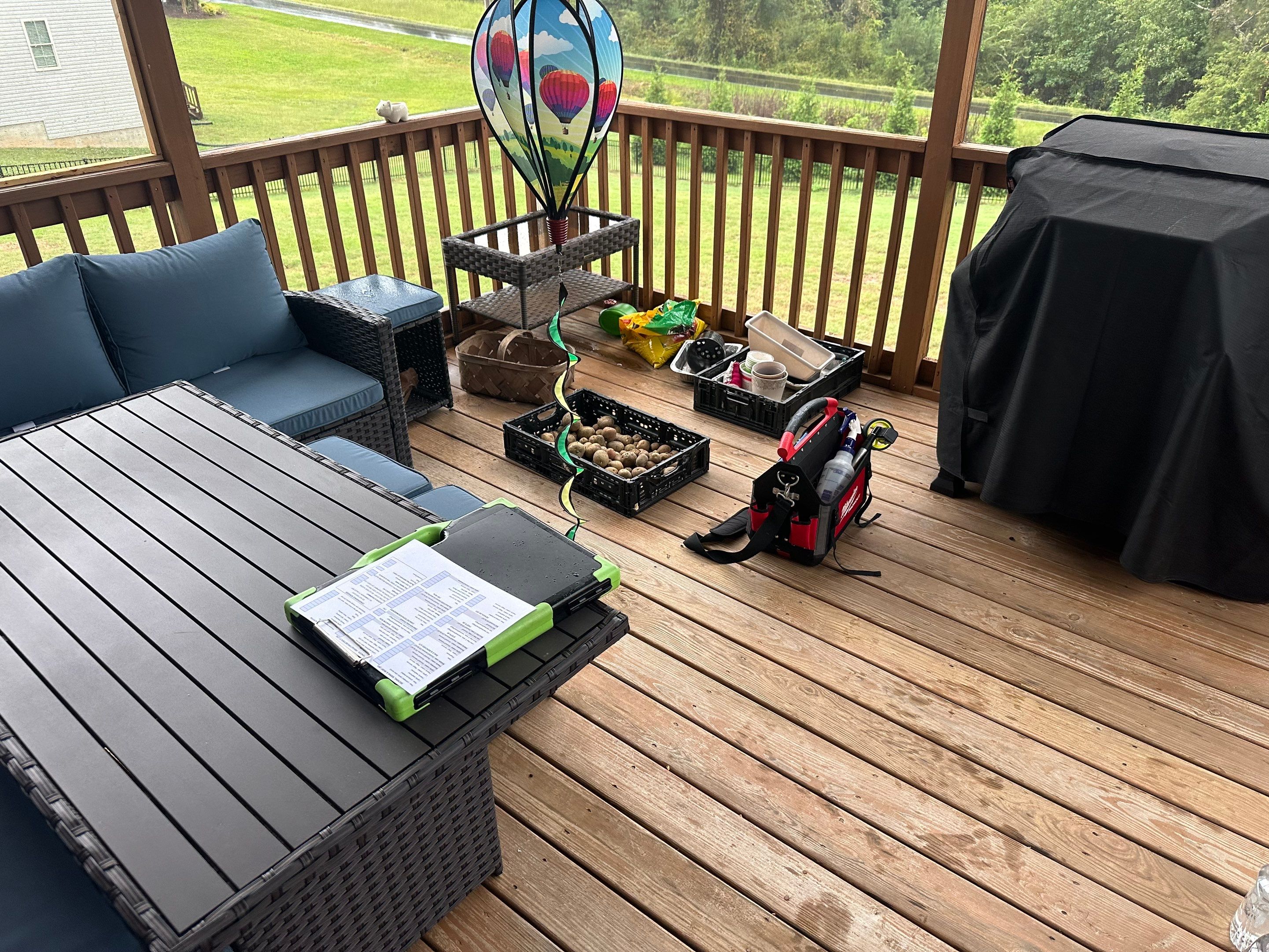 Weathered Deck using Wood Sealant by DuraSeal