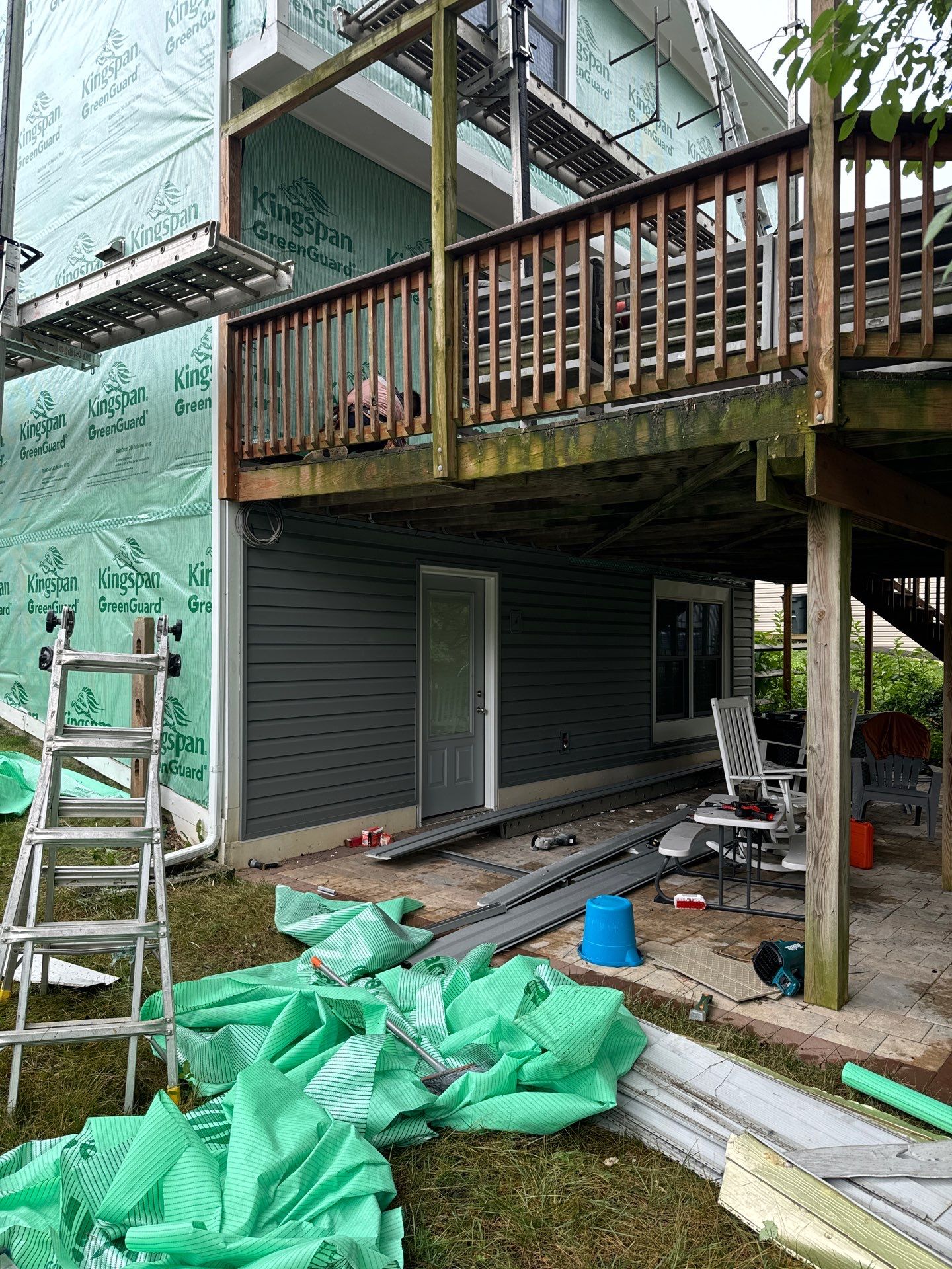 New Prodigy siding with One-piece insulated siding system & Exterior painting   by Alpha Design Services