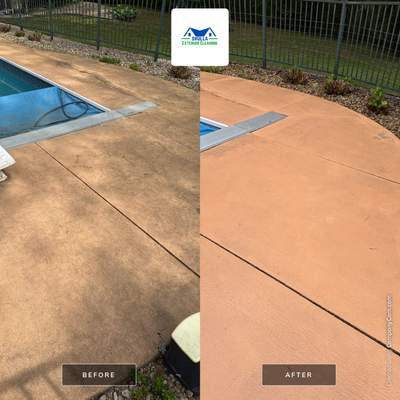 Pool Deck Cleaning