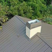 24ga 1.5" Snap-Lock Medium Bronze  by Total Roofing System The Metal Roof Experts