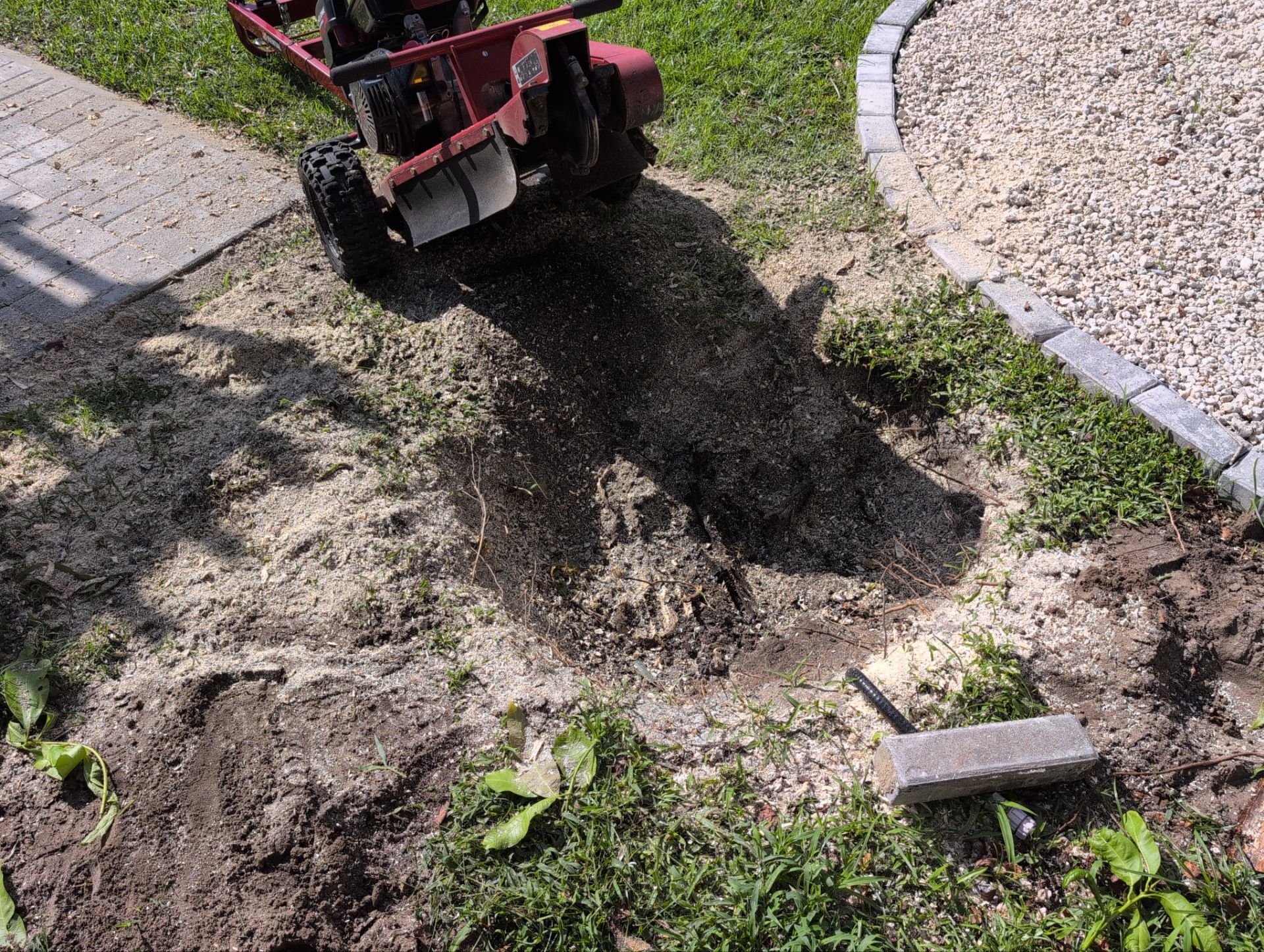 Stump Removal by
M.A.B. Landscaping & Property Maintenance