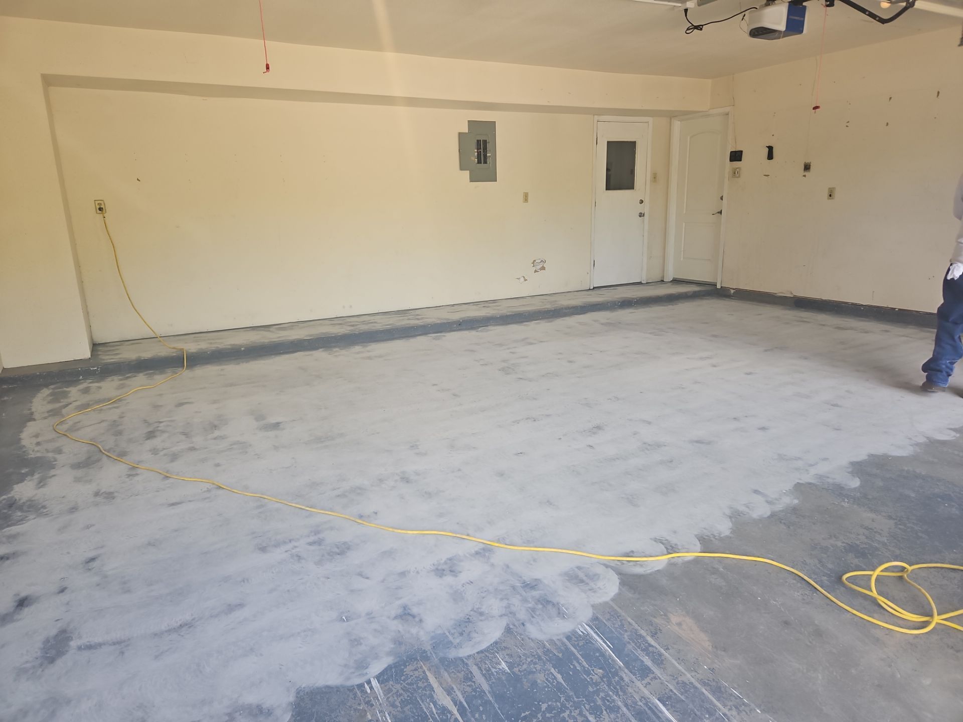 Garage Floor Coating and Crown Moulding Install  by Regal Renovate