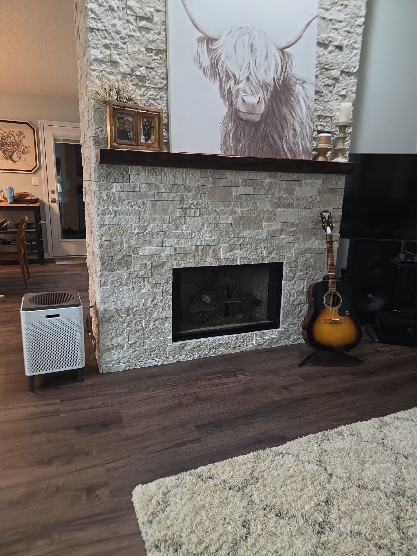Holly Springs Fireplace Transformation — Full-Height Stone Feature Wall
 by Elite Remodeling and Design LLC