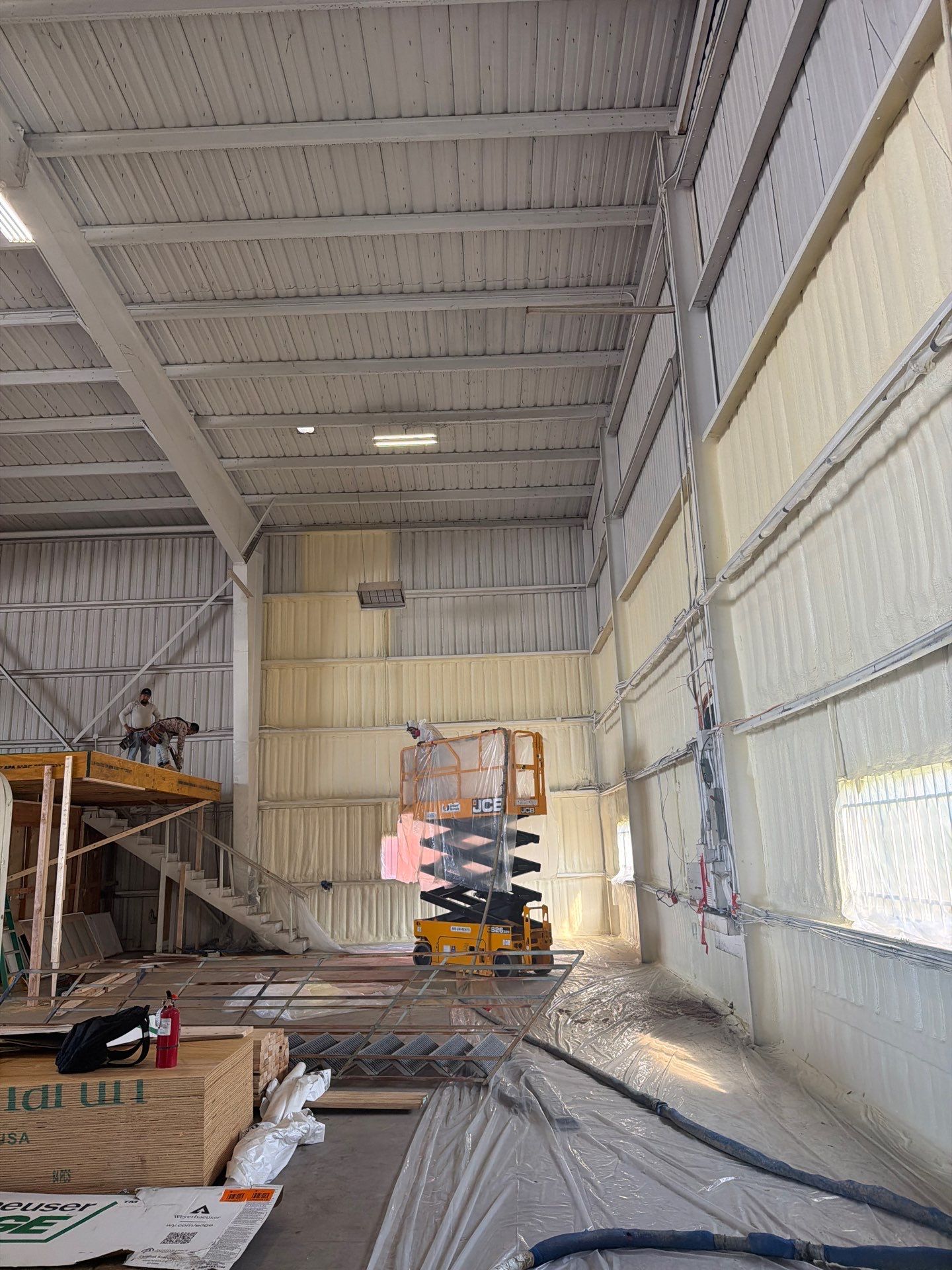 20,000 SF Airplane Hangar  by Apex Insulation Solutions