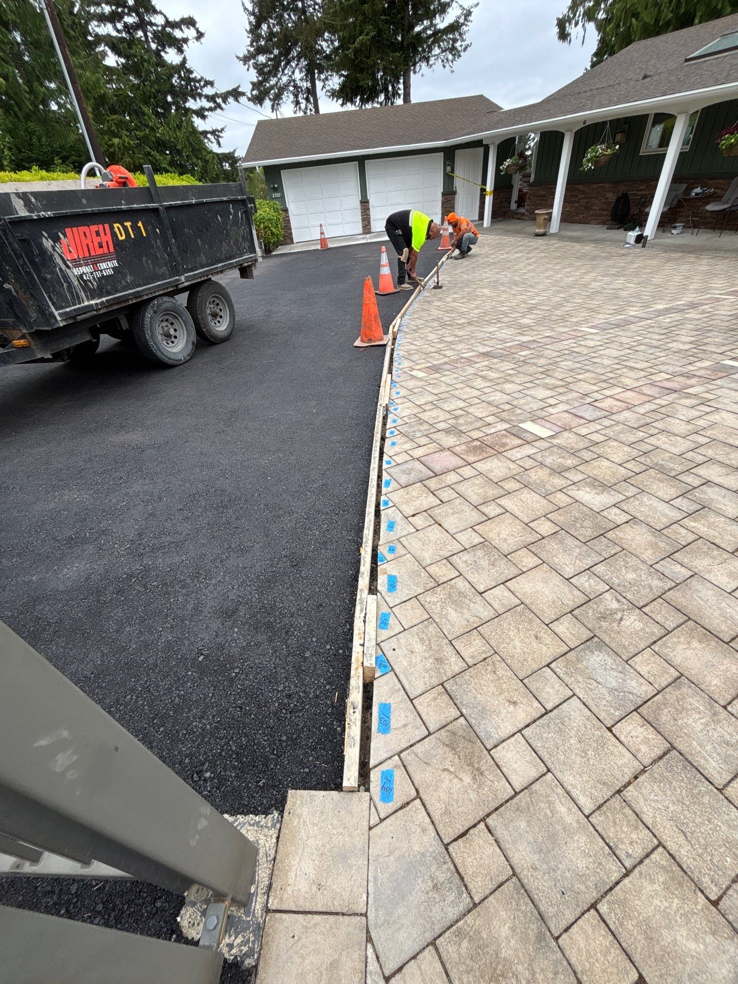 Pavers Driveway Renovation | Everett  by Jireh Asphalt & Concrete Inc 