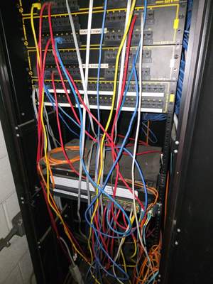 Structured cabling installation by CimaSolutions