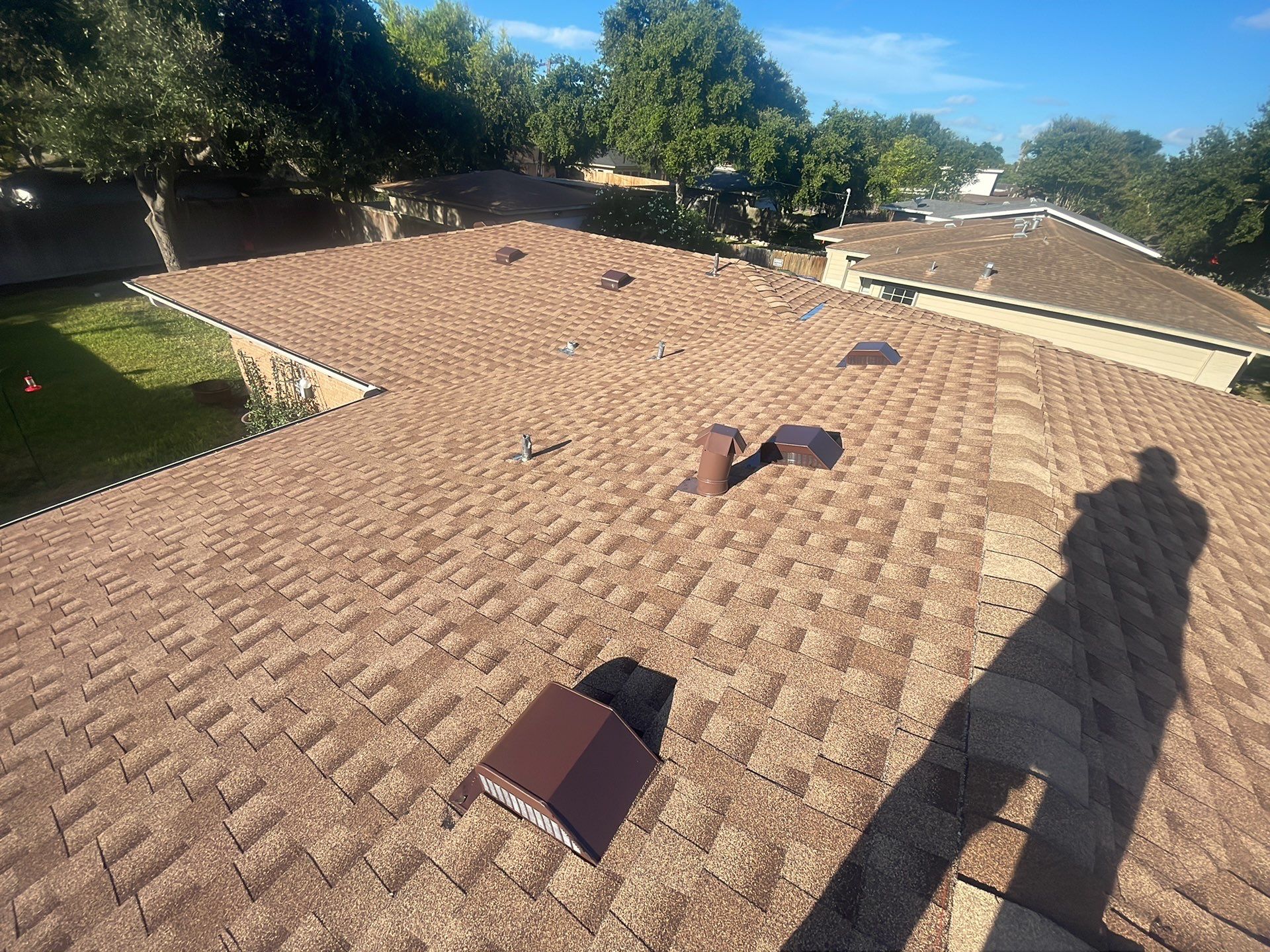 Residential Roofing Installation using GAF HDZ Shakewood by Lighthouse Roofing