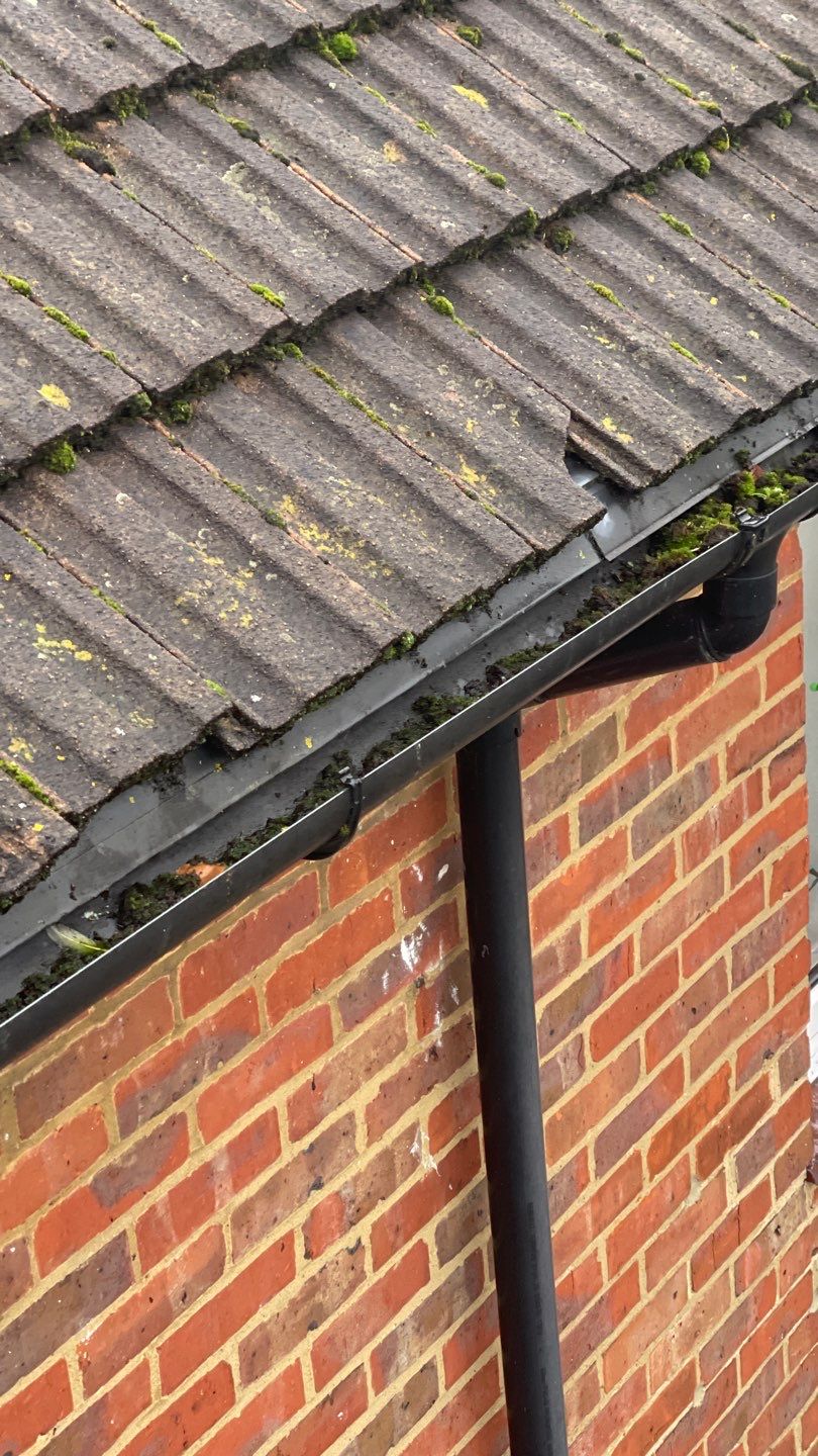 Roof Cleaning and Biocide Treatment using Honda 15lpm Low Pressure Washing Machine by Ges Exterior Cleaning ltd