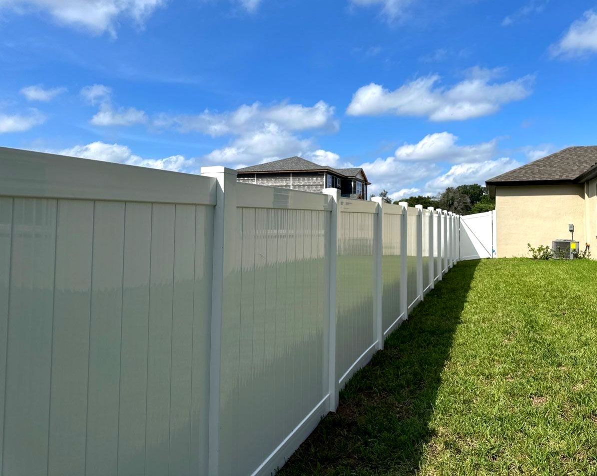 Vinyl Fence Installation using 6Ft White Vinyl Privacy Fence by Asap fence and gates, LLC