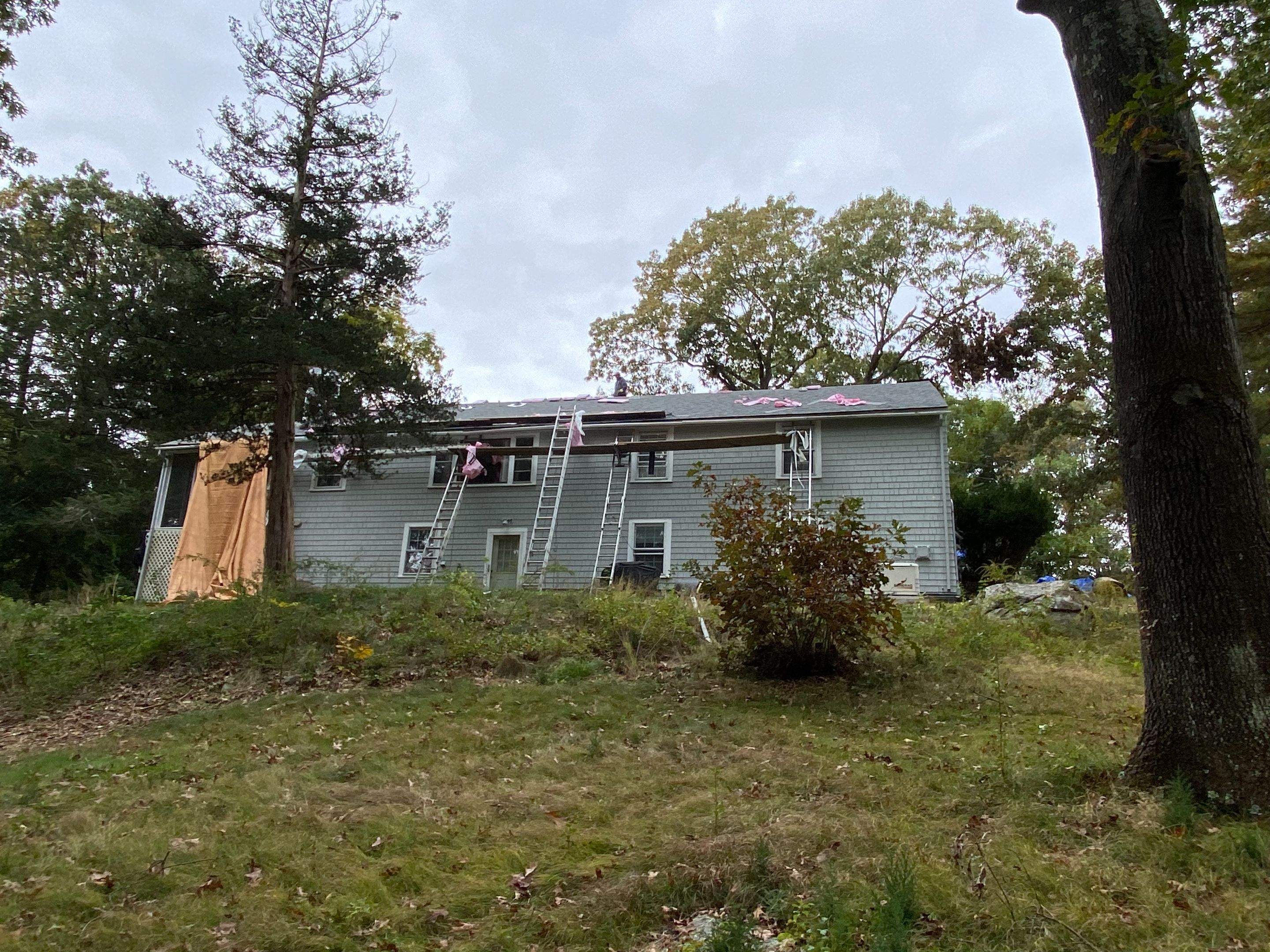 Roof Replacement + New Gutters & Guards — Chelmsford, MA by Mighty Dog Roofing of Greater Middlesex County