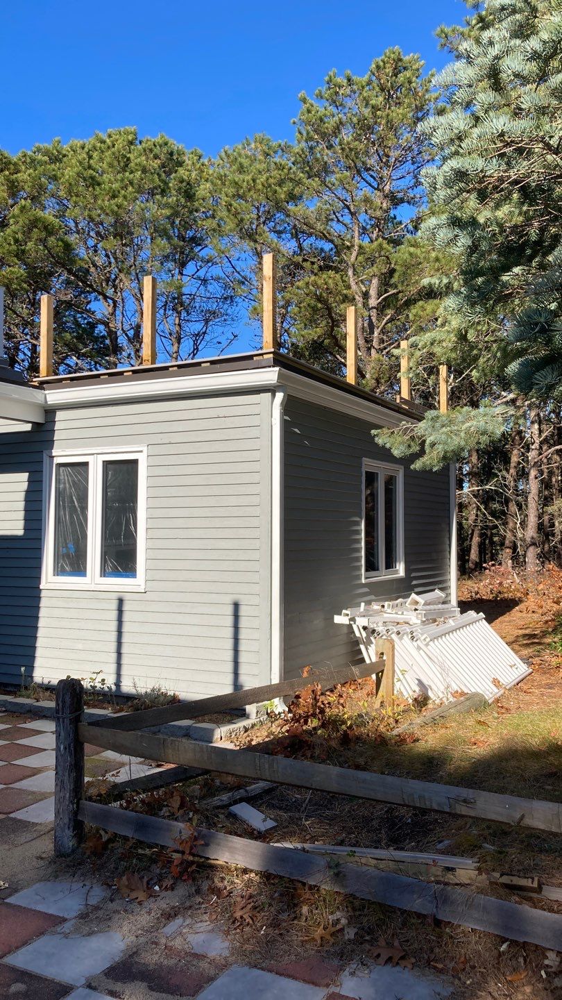 Wellfleet, Ma Gutter Installation using 6" K-Style Aluminum Gutter with Duo Pro by Gutter Pro Enterprises