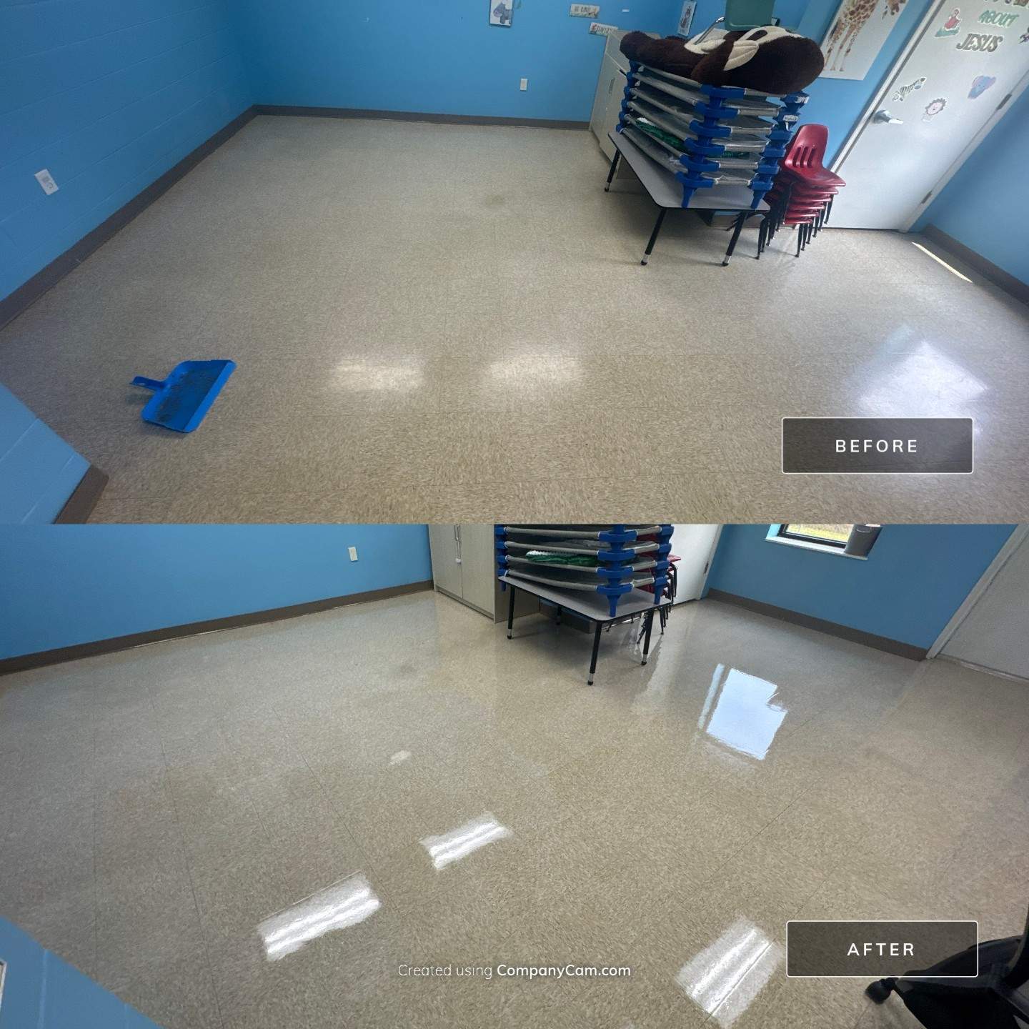 Kingdom Kids Daycare - Floor Strip & Re-wax by Mr. Mister Power Washing