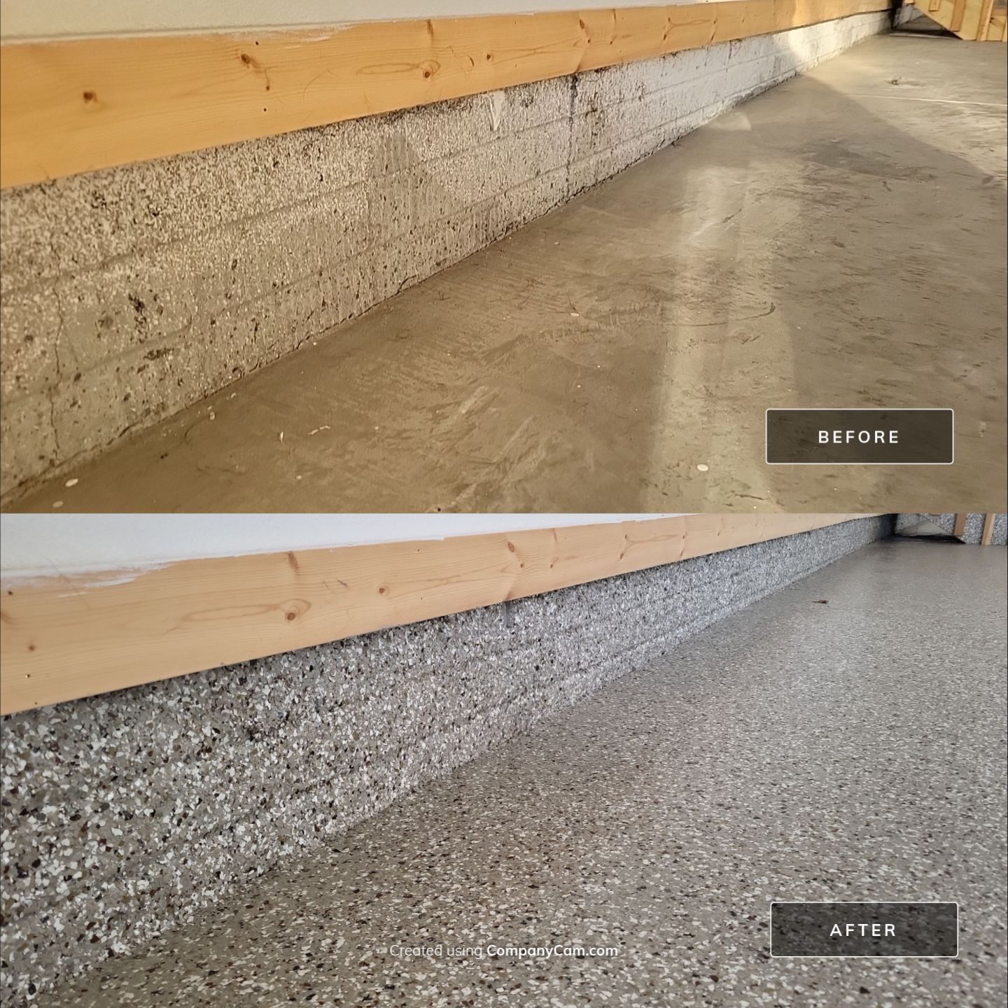 The Total Package: Floor, Stairs and Verticals! by Revival Concrete Coatings, LLC
