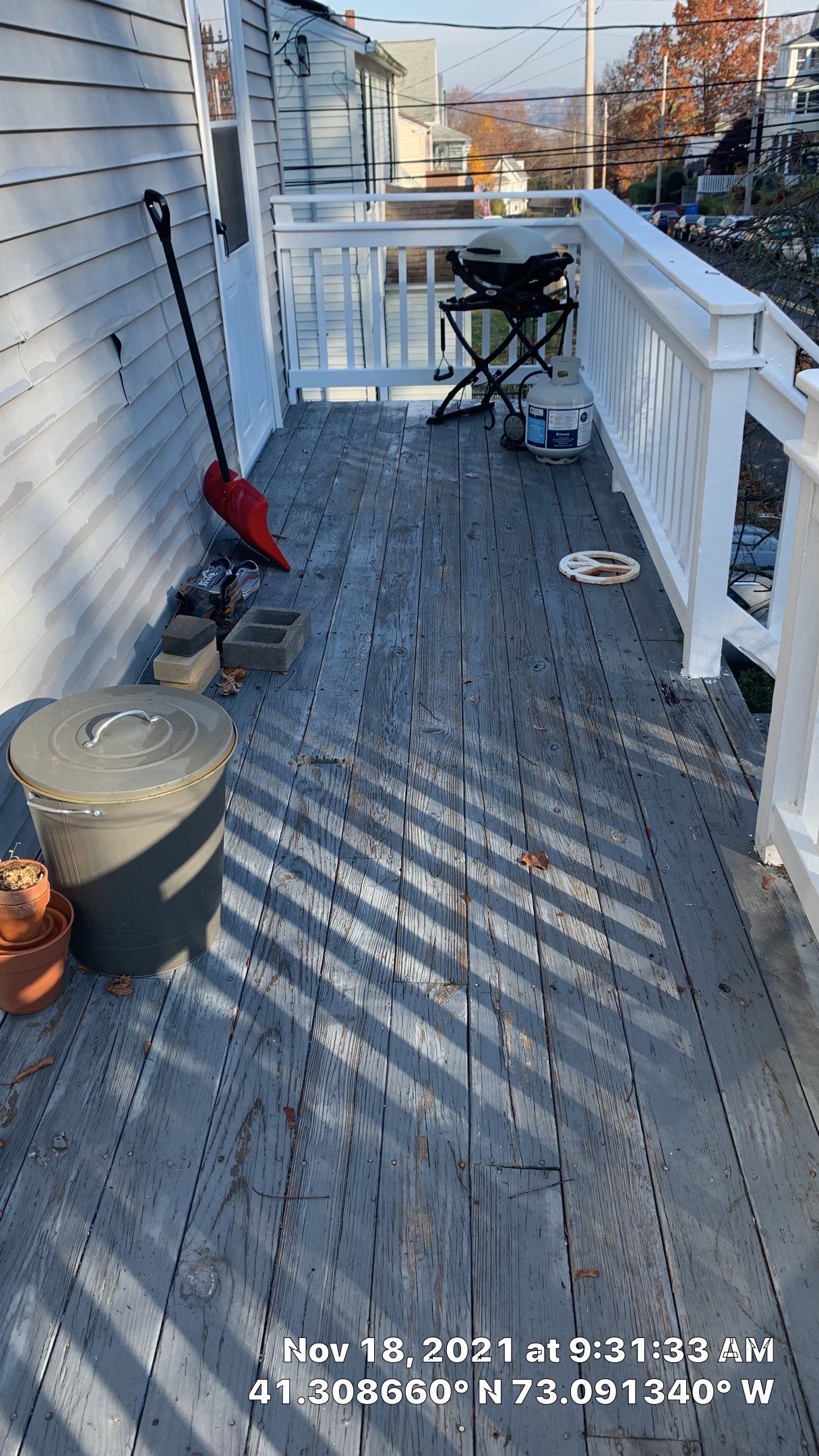 Deck Installation using Pressure treated railing by A Plus Exterior