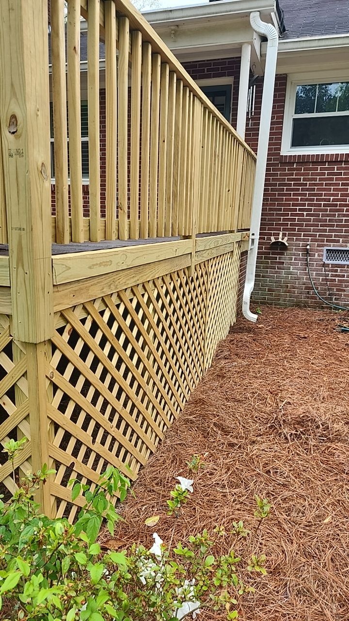 Deck Staining using Walnut by SSE by Titans of Timber Fence & Stain