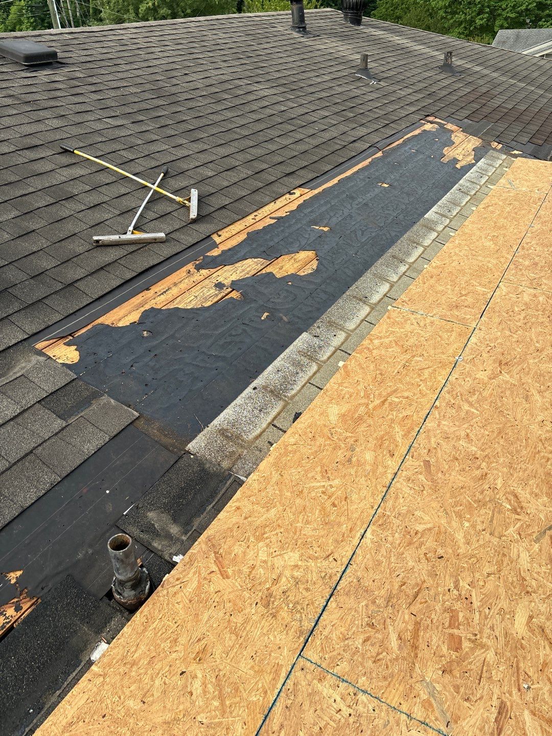 Cover porch by Deerfield Roofing LLC