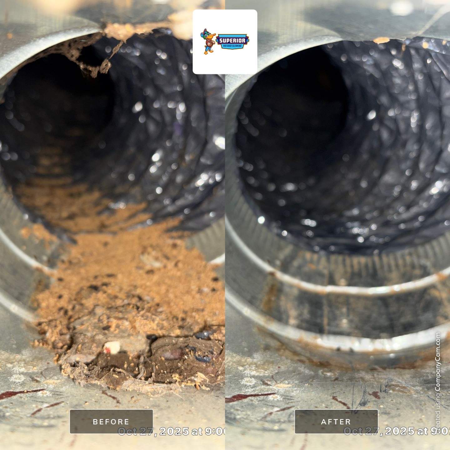 Air Duct Cleaning With a Vacuum Truck in Midland, PA by Superior Air Duct Cleaning