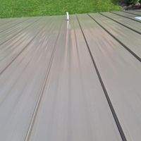 24ga 1.5" Mechanical Seam Buckskin by Total Roofing System The Metal Roof Experts