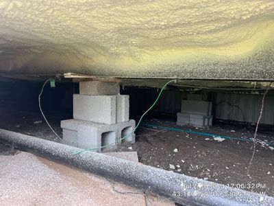 New Furnace and Mobile Home Belly Insulation Project in Greenwich