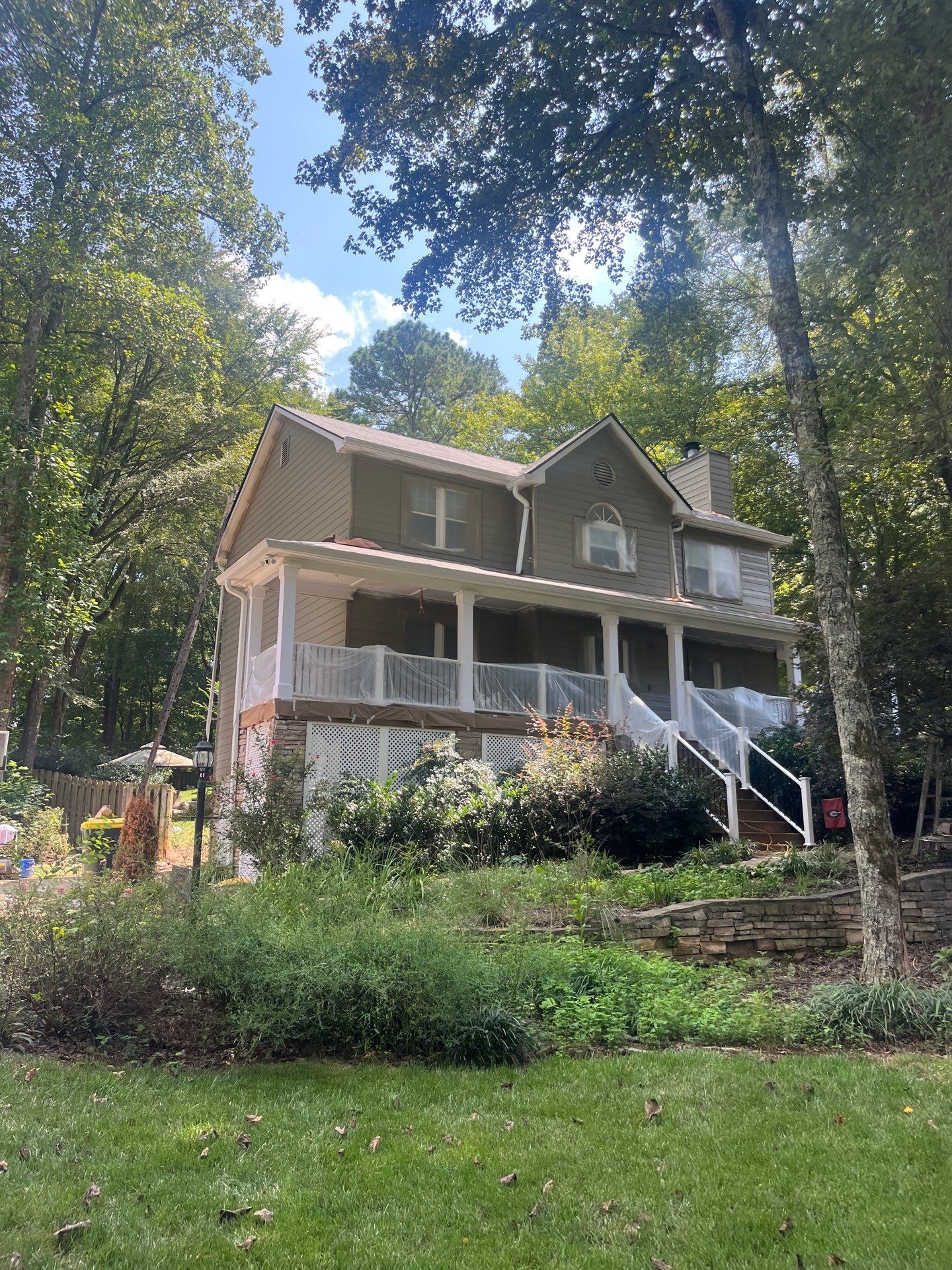 Siding, Rotten Wood, and Lattice Replacement with Exterior Painting by Nelson Exteriors 