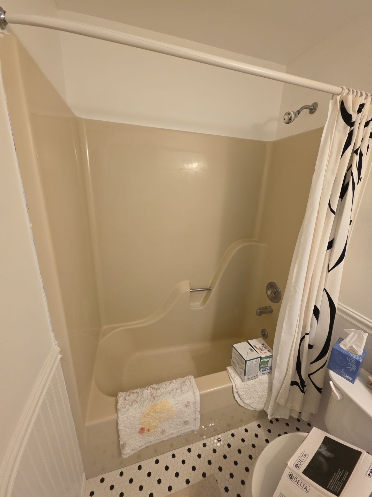 Modern Bathroom Remodel Featuring Subway Tile Surround in Deale by Window Depot of Annapolis