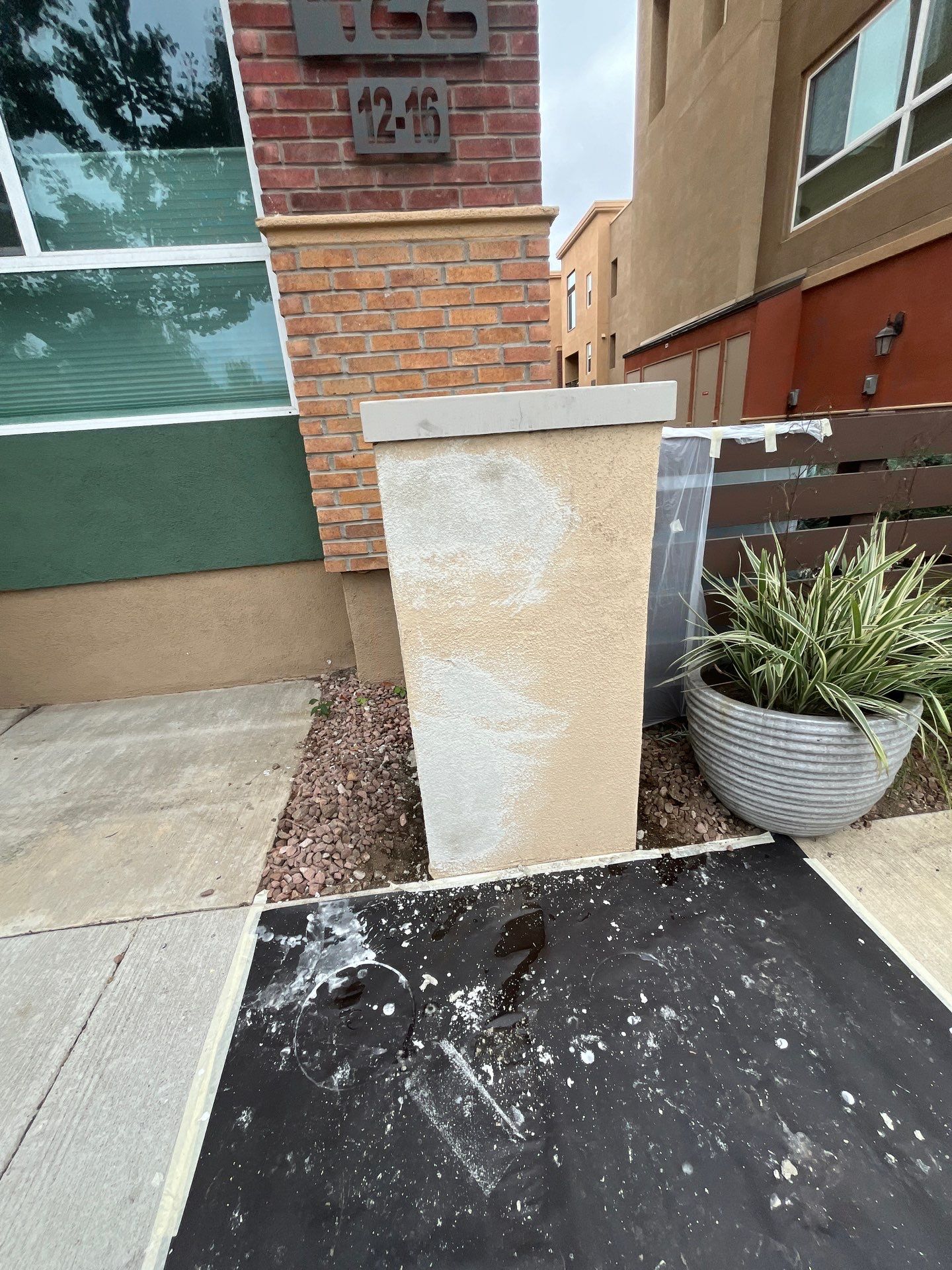 Pillar Stucco Repair in Glendora by One Stop Source