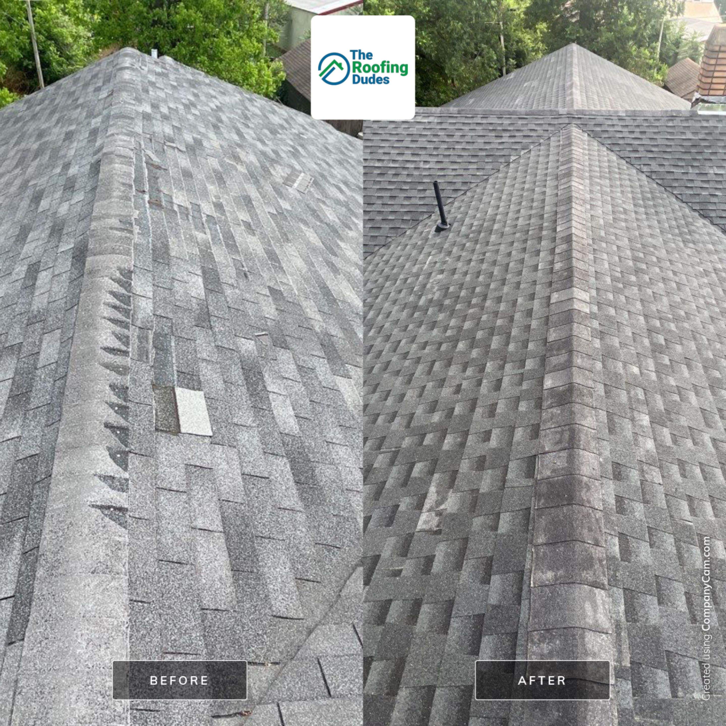 Before and Afters by The Roofing Dudes