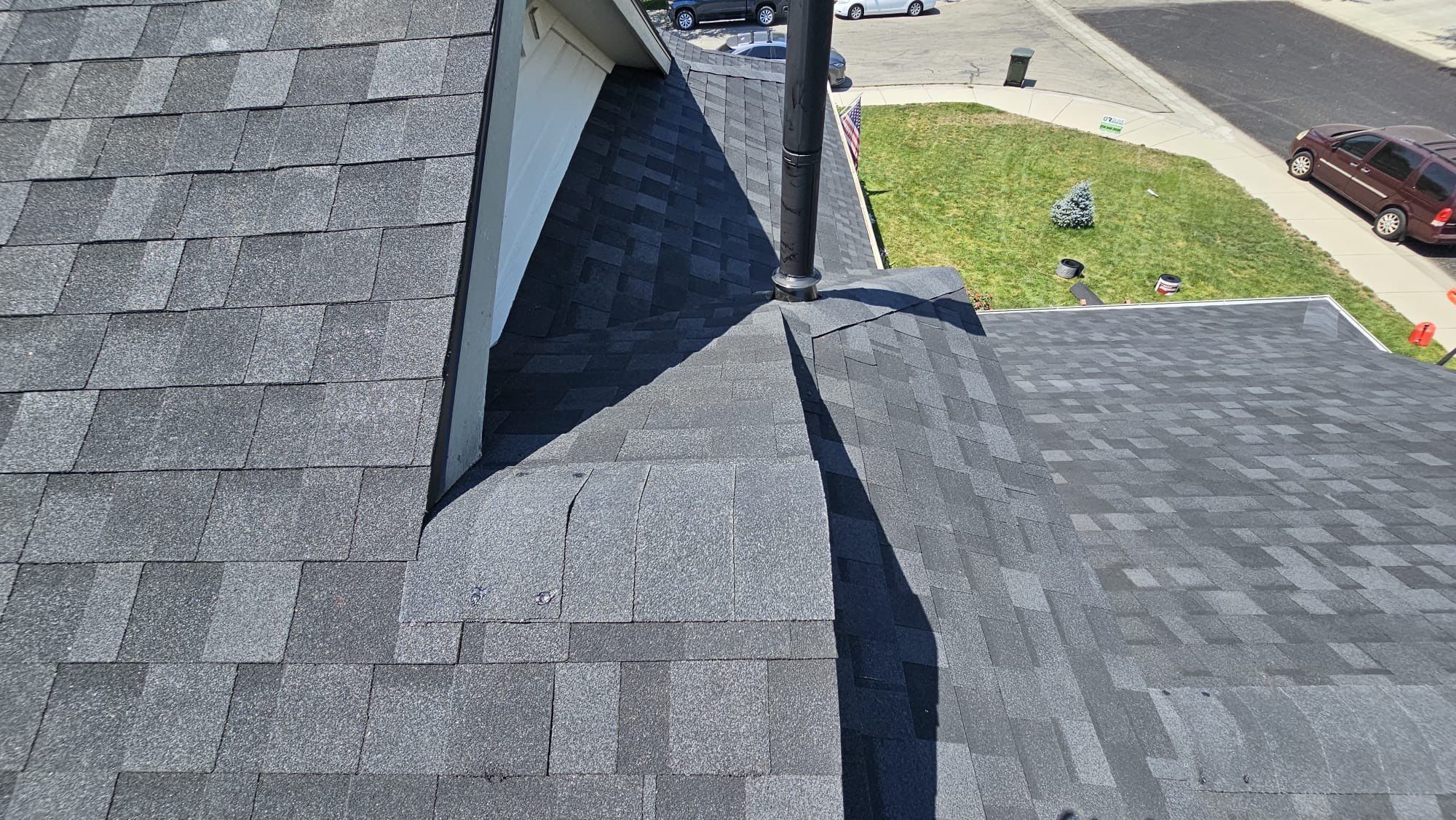 Asphalt Architectural Shingle Roof Replacement in Meridian, Idaho by Olive Roofing