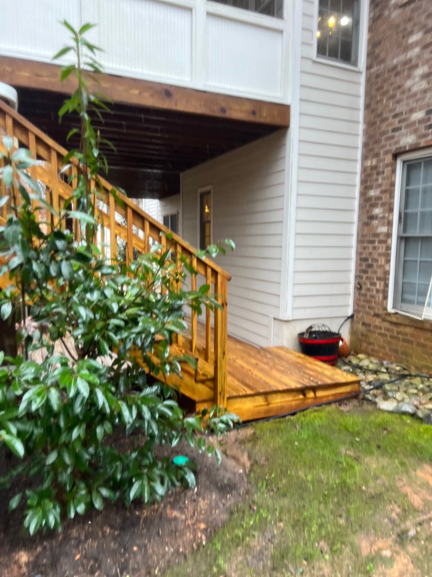 Multi level Deck coated with Wood Sealant by DuraSeal