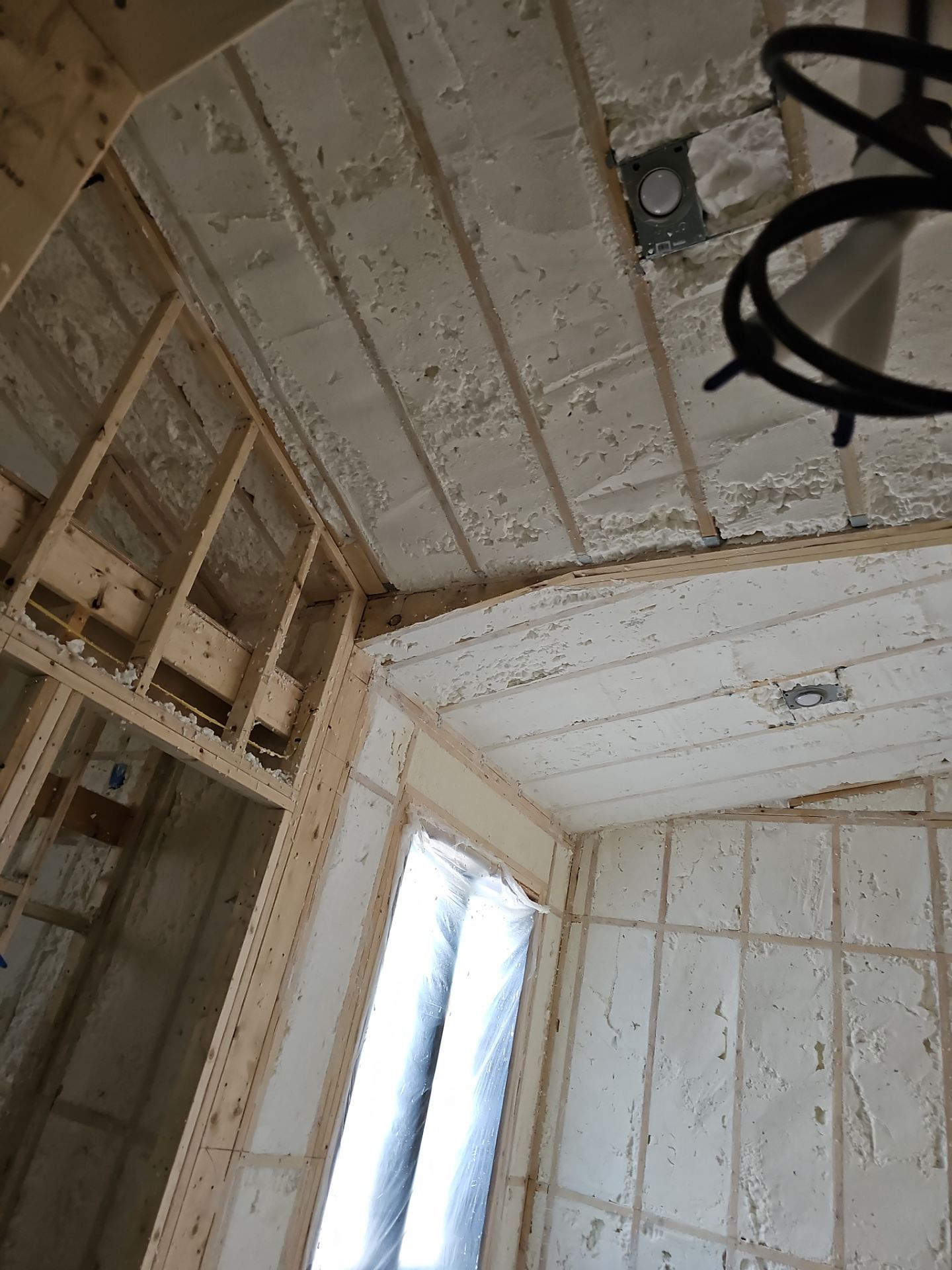 Spray Foam Insulation using open cell spray foam by NYS Foam & Energy