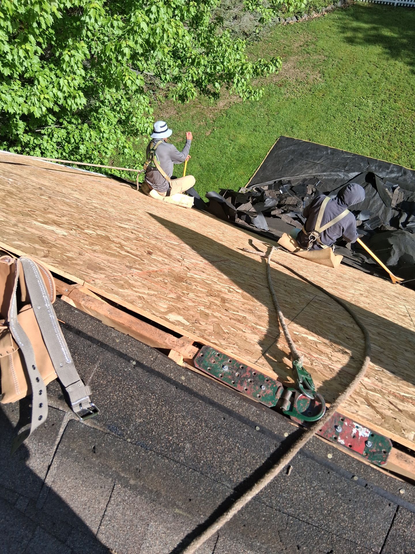 Complete Residential Roofing Installation and Chimney Reflash in Ogunquit by Tall pine roofing