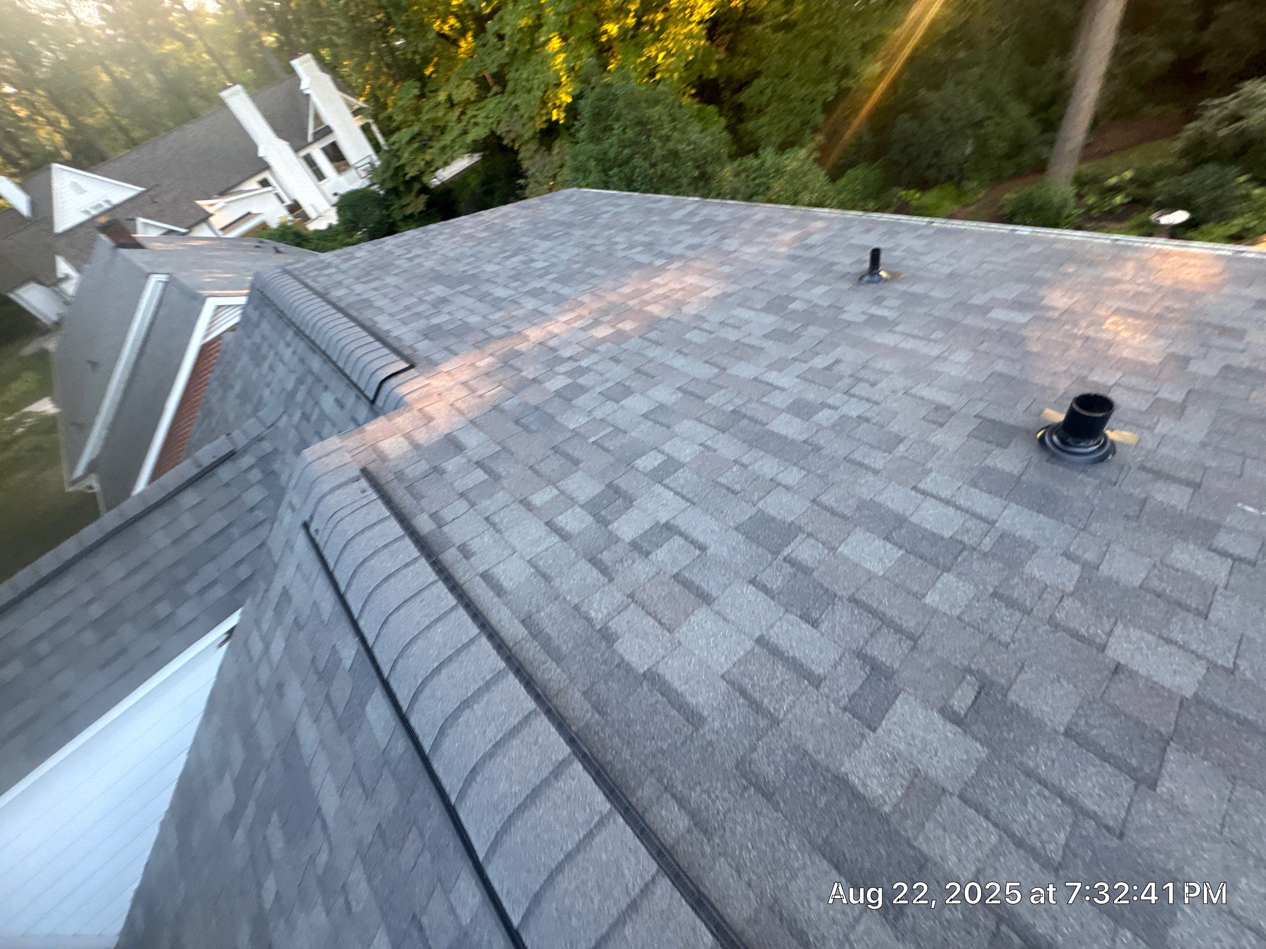 Full Roof Replacement with Owens Corning Architectural Shingles and EPDM in Charlotte, NC by Merritt Roofing LLC