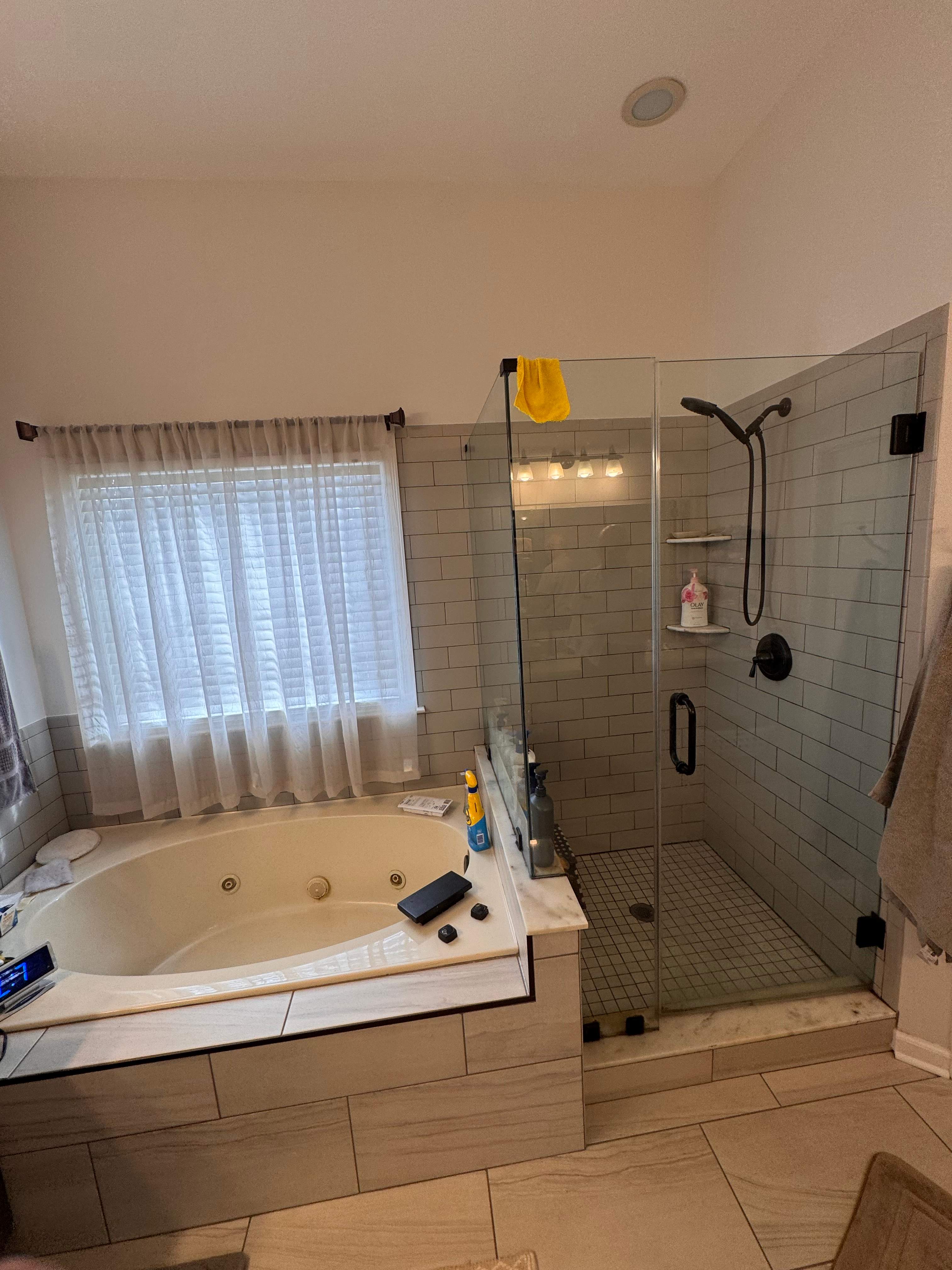 Master bathroom renovation by Prudencio