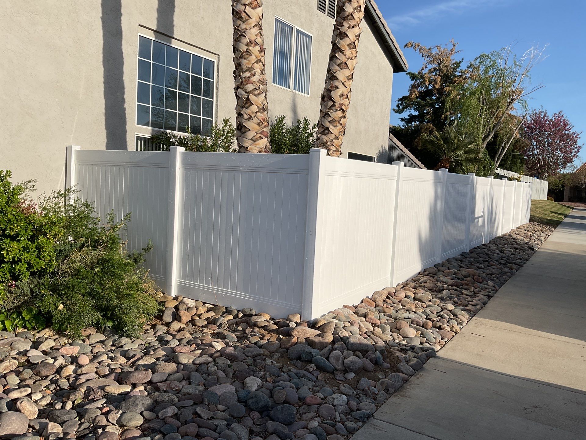 Fence Installation using Vinyl by Fence Guys Inc.