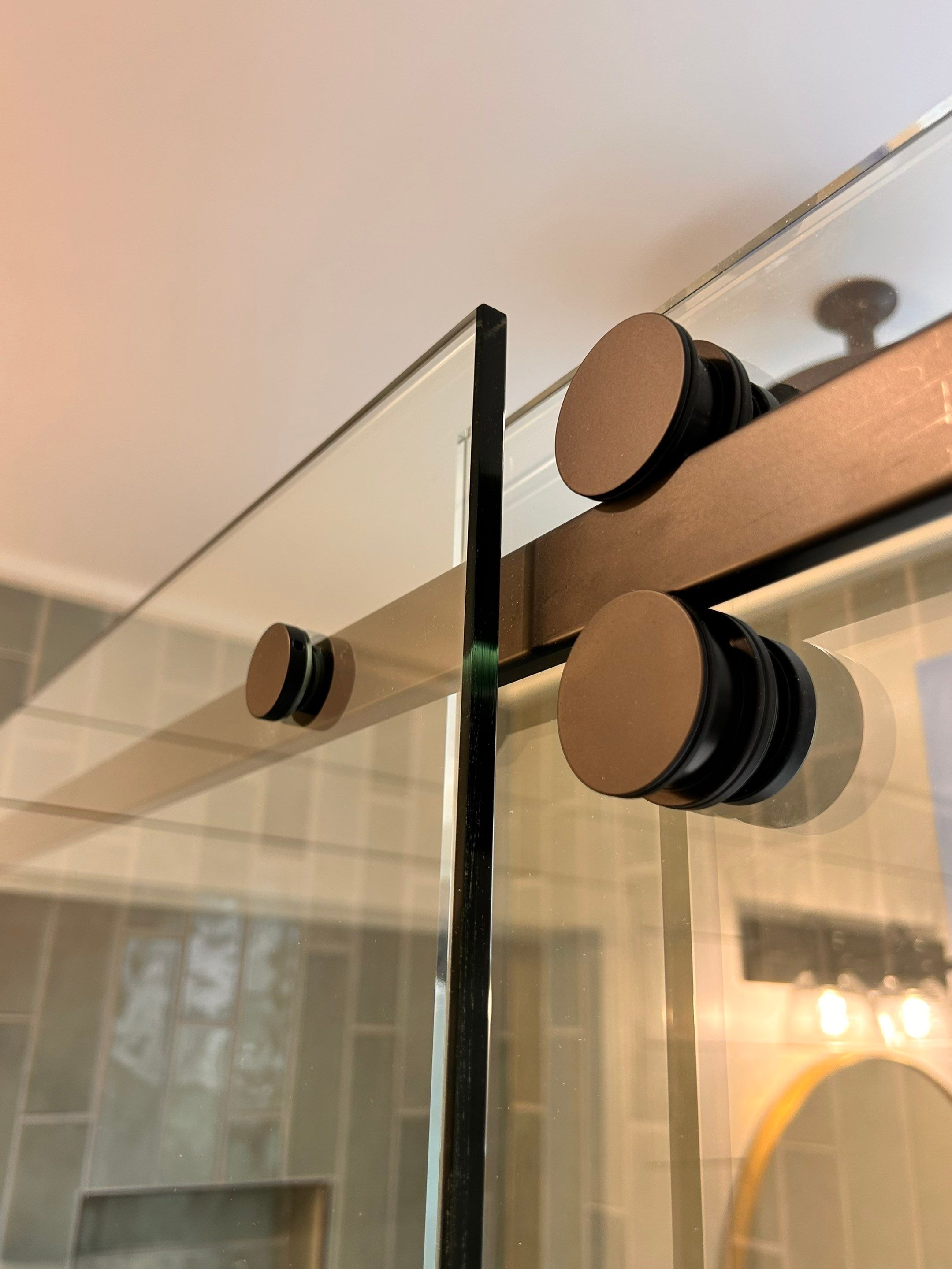 Bathroom Remodel using Tempered Shower Glass by Cheshire Glass Company