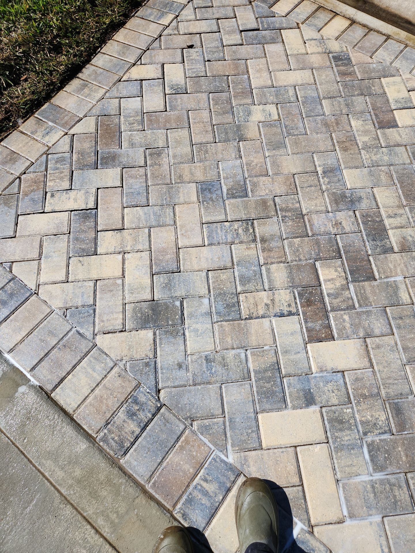 Pavers using Concrete Sealant by DuraSeal