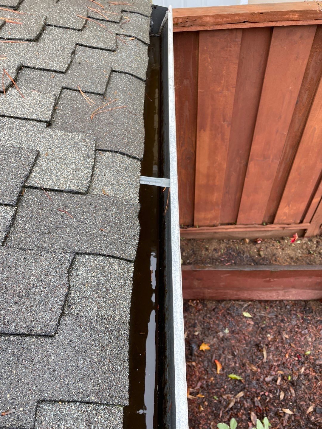 San Jose Gutter Cleaning on a 2 story home by All One Solar Shine