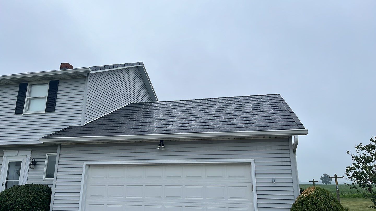 Residential Roofing Installation using Metstar Slate Plus Smooth Black by Nitro Roofing and Construction