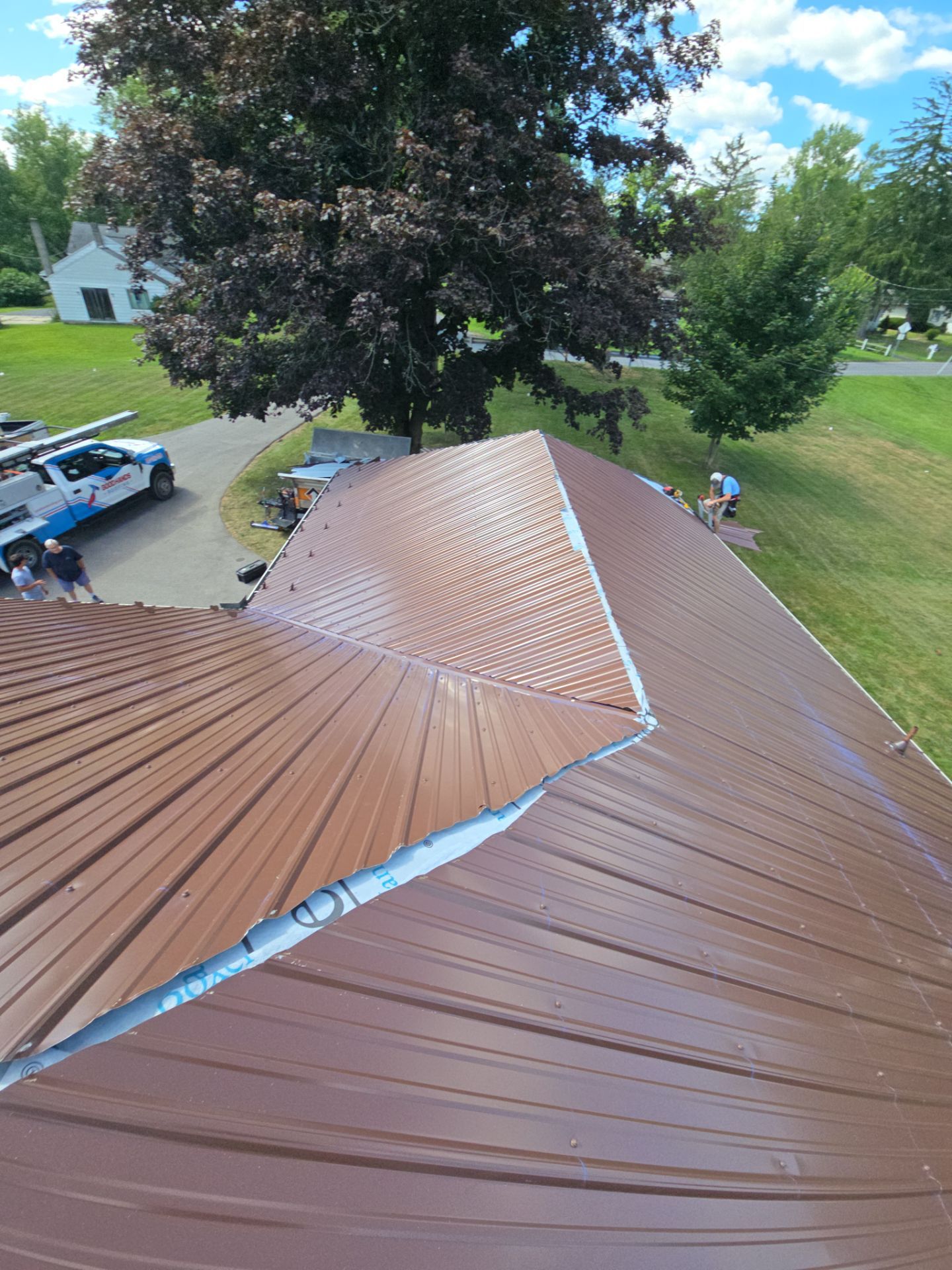 Pam and Bill Full Metal Roof Installation by Good Hands Roofing
