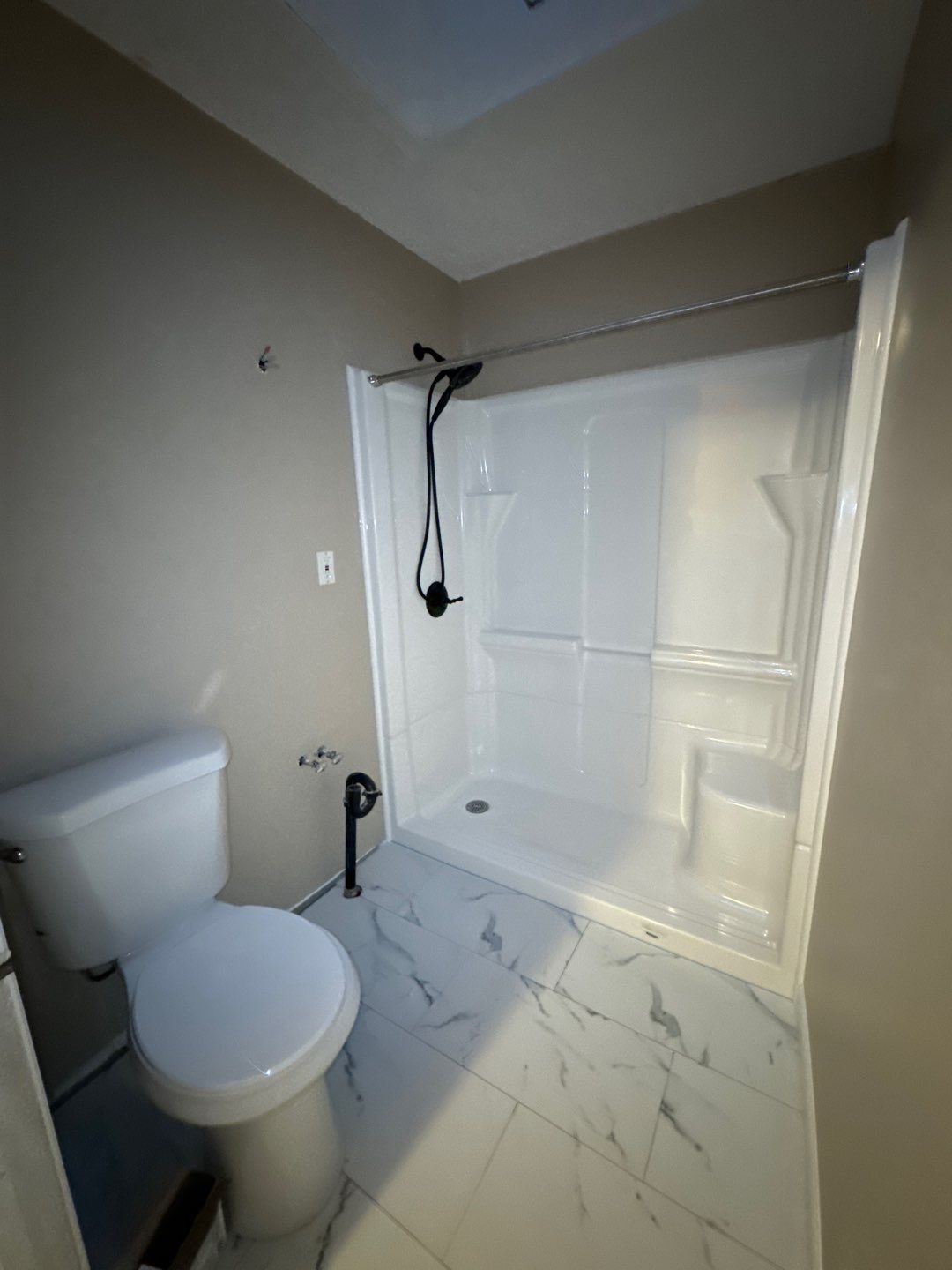 Basement Remodel using Shower Kit by A1 NERDY HOMES LLC