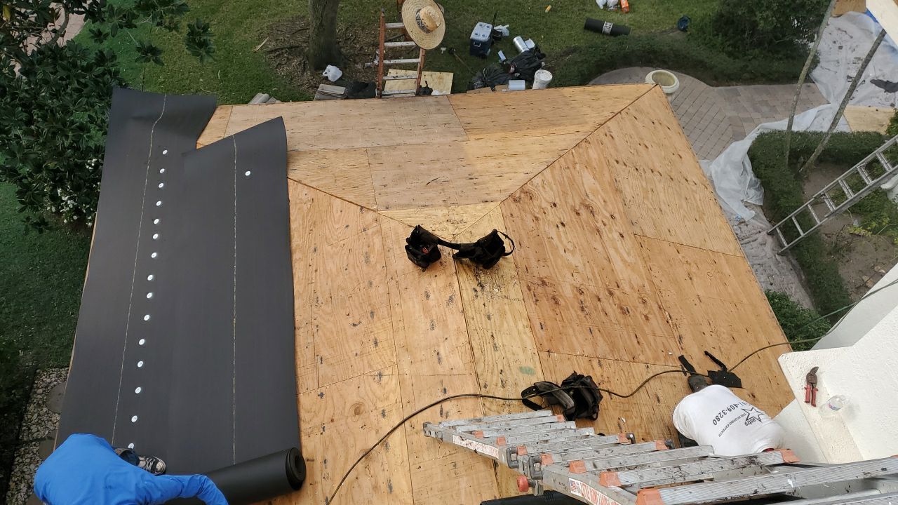 Concrete Tile Roof Replacement and Decking Repair in Boca Raton by Aastro Roofing