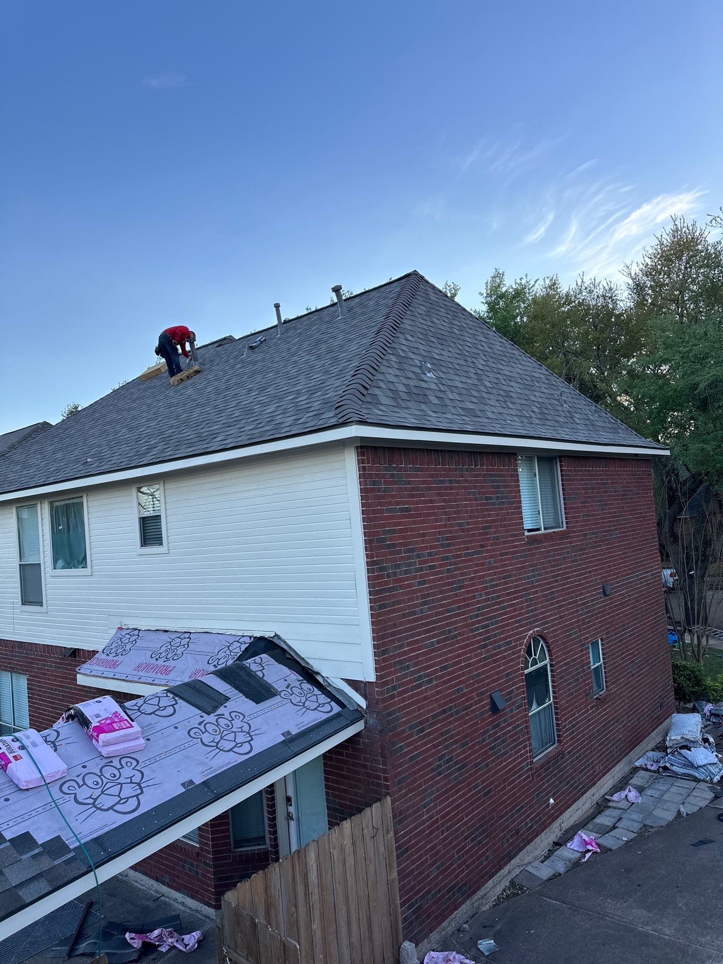 Project in Sugar Land by Motion Roofing