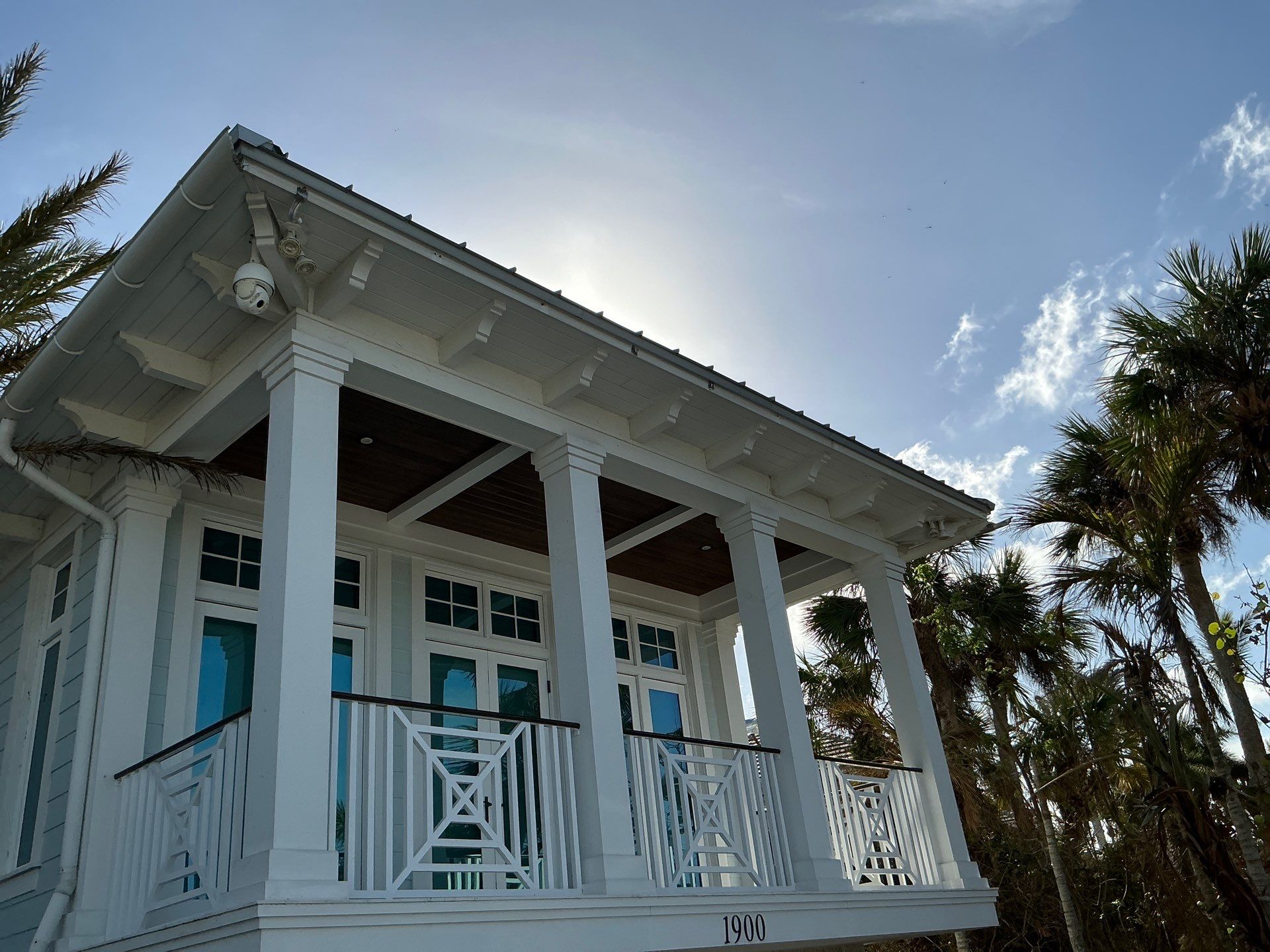 All New 1/2 Round Gutters in Nokomis FL by Gutter Professors