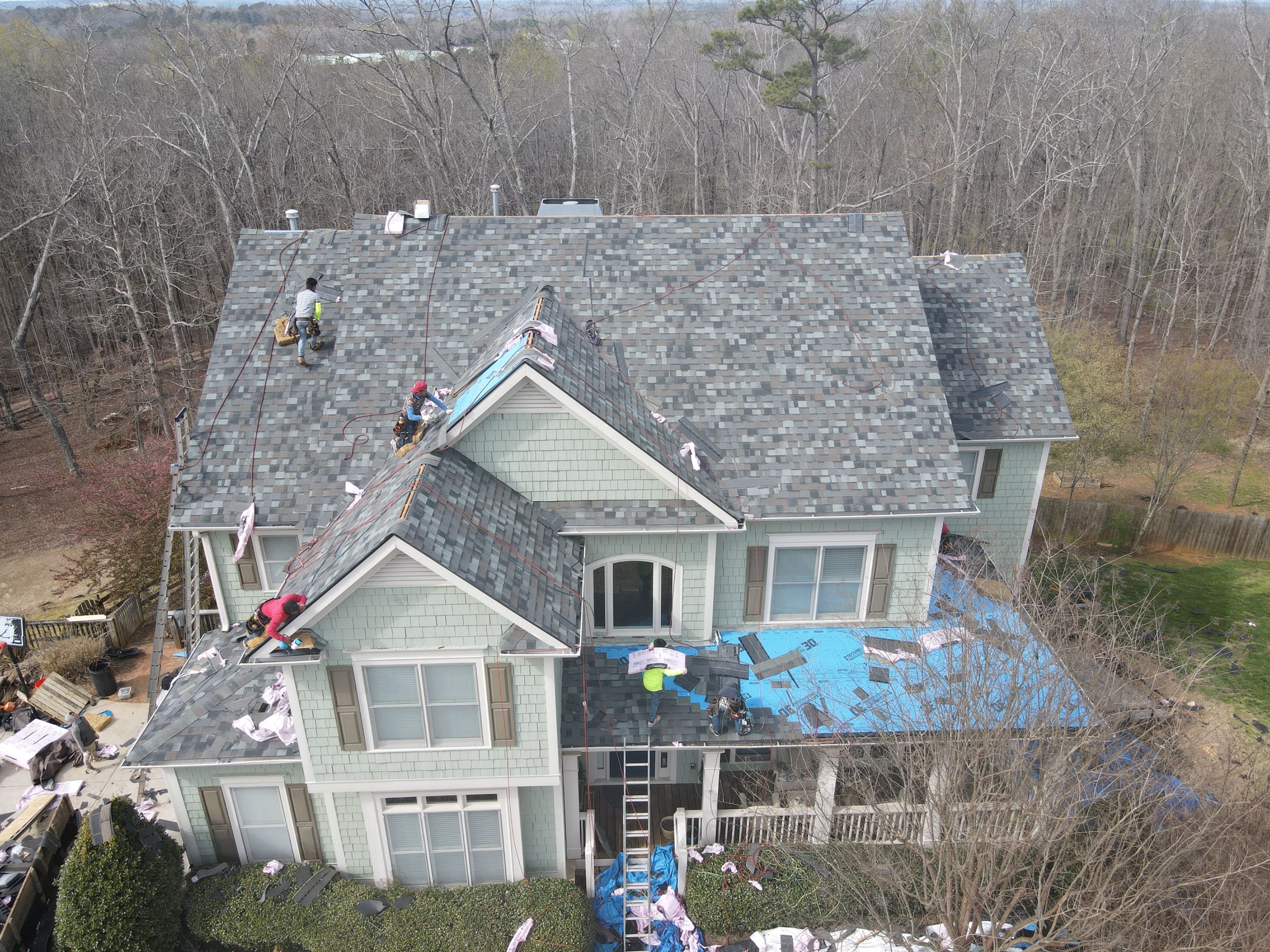 Commercial Roofing Installation using Owens Corning by Inspector Roofing and Restoration